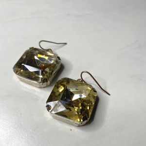 Yellow Dangling Earrings